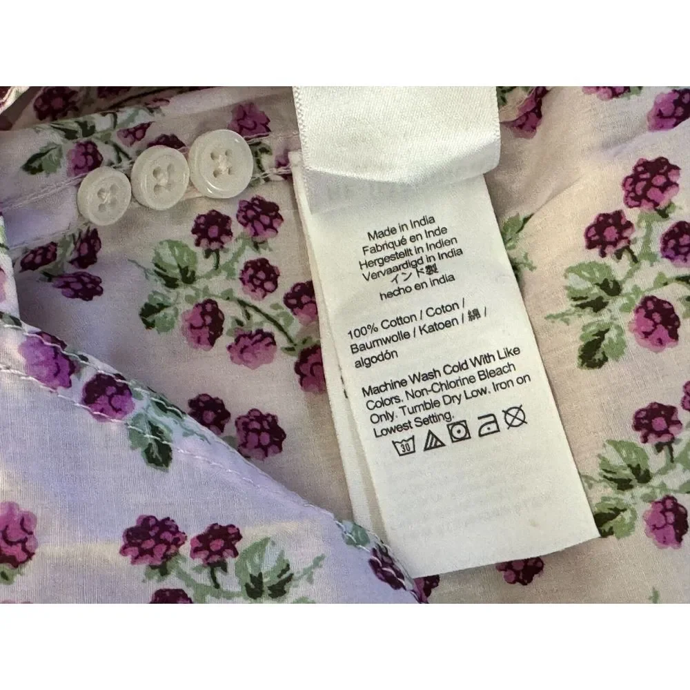 J Crew Relaxed-fit Cotton Poplin Shirt Women 2 NWT Collared‎ Long Sleeve Berry
